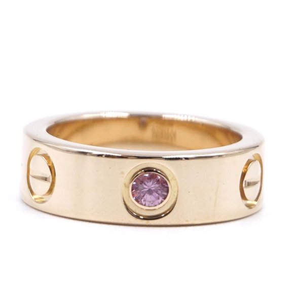 Cartier Jewelry - Cartier Rose Pink Gold18k Sapphire 1p Size47 Ring
